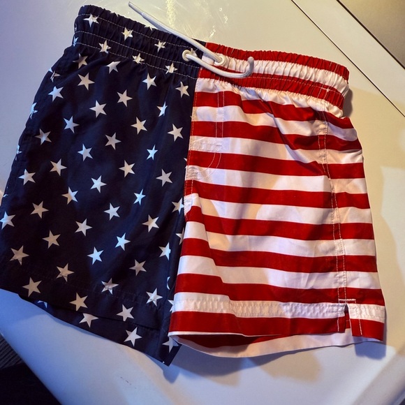 Old Navy Other - Patriotic Star and Stripe Boys Swim Shorts